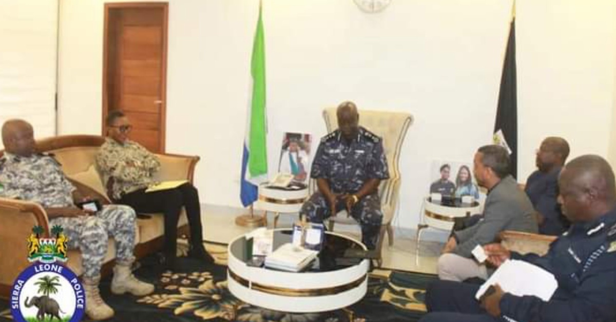 INTERPOL Officials Meet With IGP William Fayia Sellu