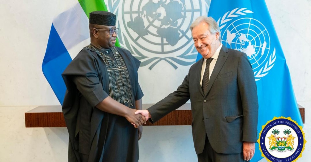 UN Secretary General Commends President Bio’s Impact on Security Council Reform Initiatives