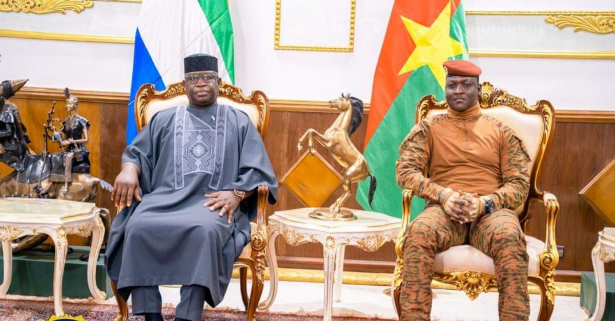 President Bio Engages with Burkina Faso Military Leader