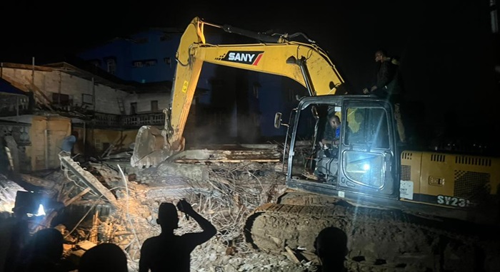 Four-Storey Building Collapse in Freetown Leaves One Rescued, Many Feared Trapped