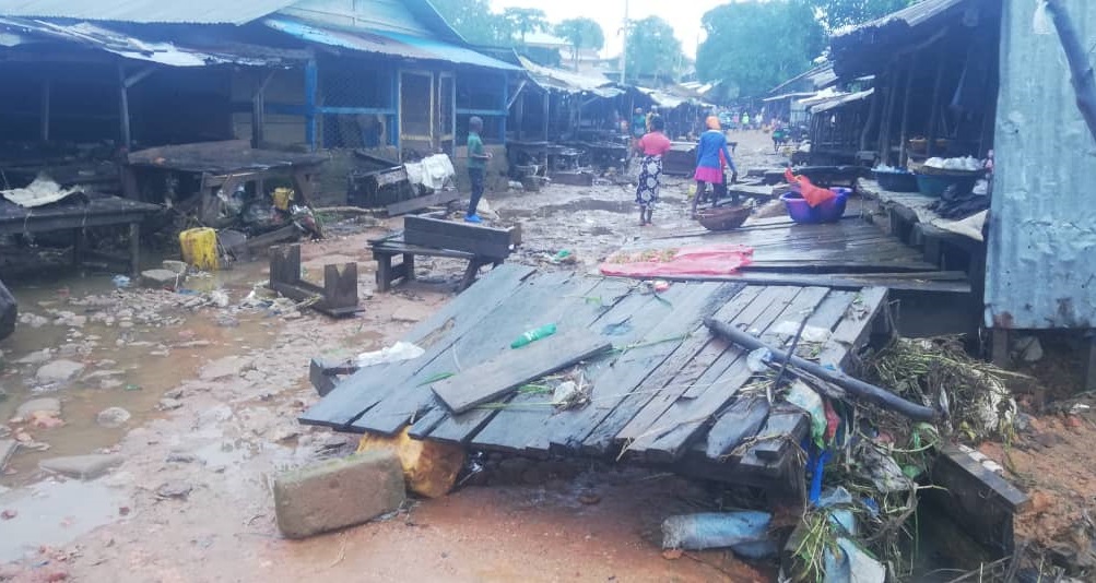 Flooding Wreaks Havoc on Kailahun Market