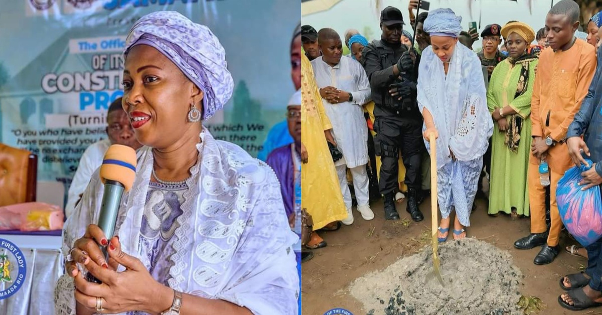 First Lady Fatima Bio Launches New Mosque Construction at UNIMAK with NLe 500,000 Donation