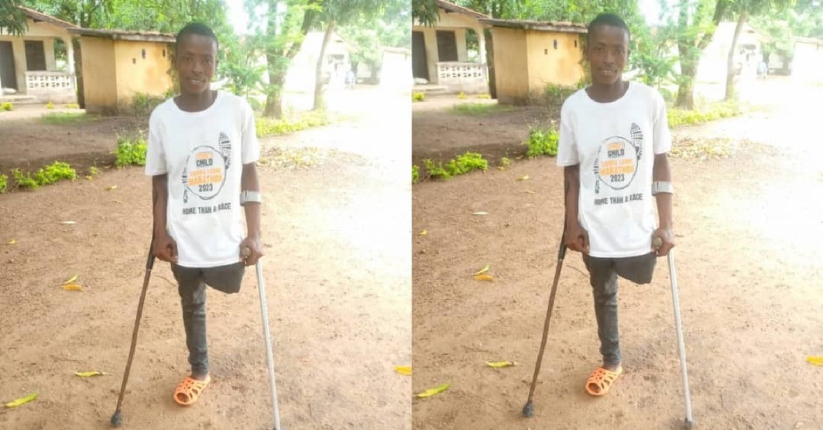 “I Want to Prove That Disability is Not Inability” — Young Amputee Vows to Pursue Educational Dreams