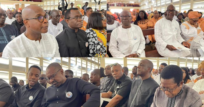 Government Officials And Cabinet Members in Attendance as Health Minister Demby Buries 93-Year-Old Mother