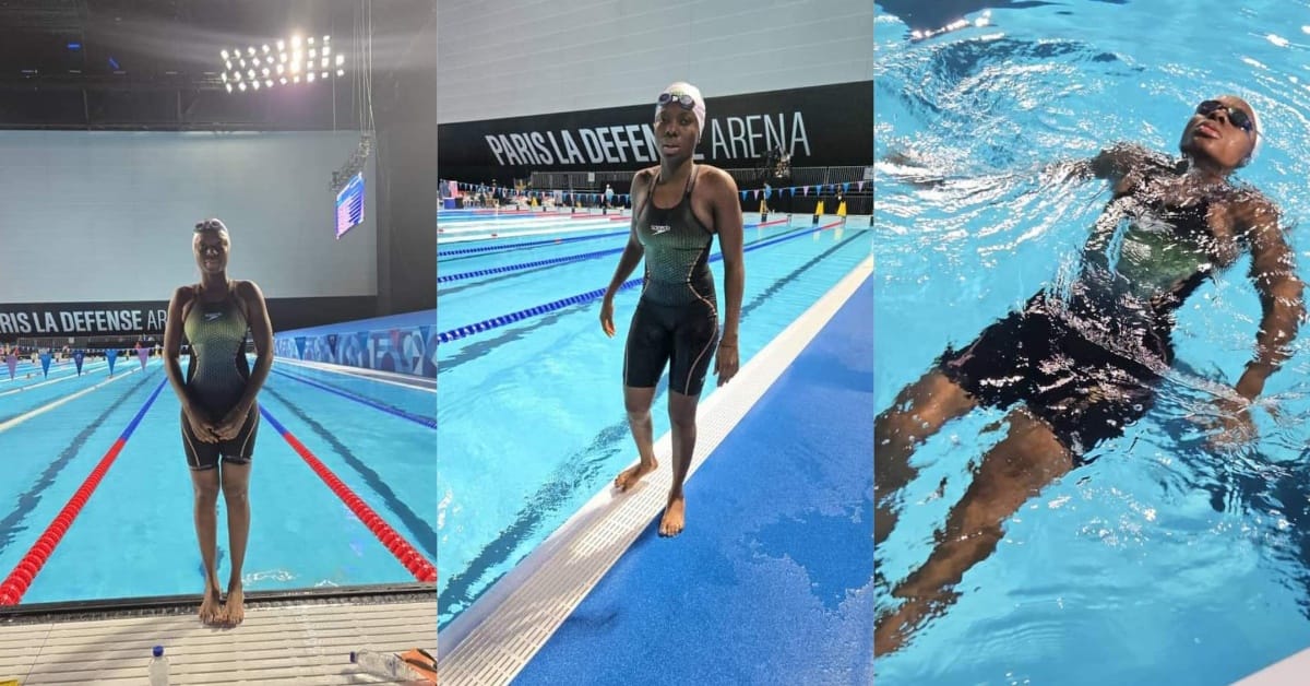 Sierra Leone Female Swimmer Secures 6th Position in Women’s 50m Freestyle