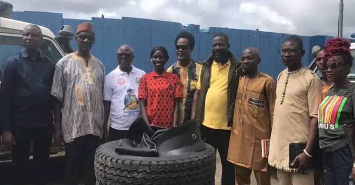 KMMRP and Kono Diaspora Union Boost Kono Health Sector with Donation of Ambulance Tyres