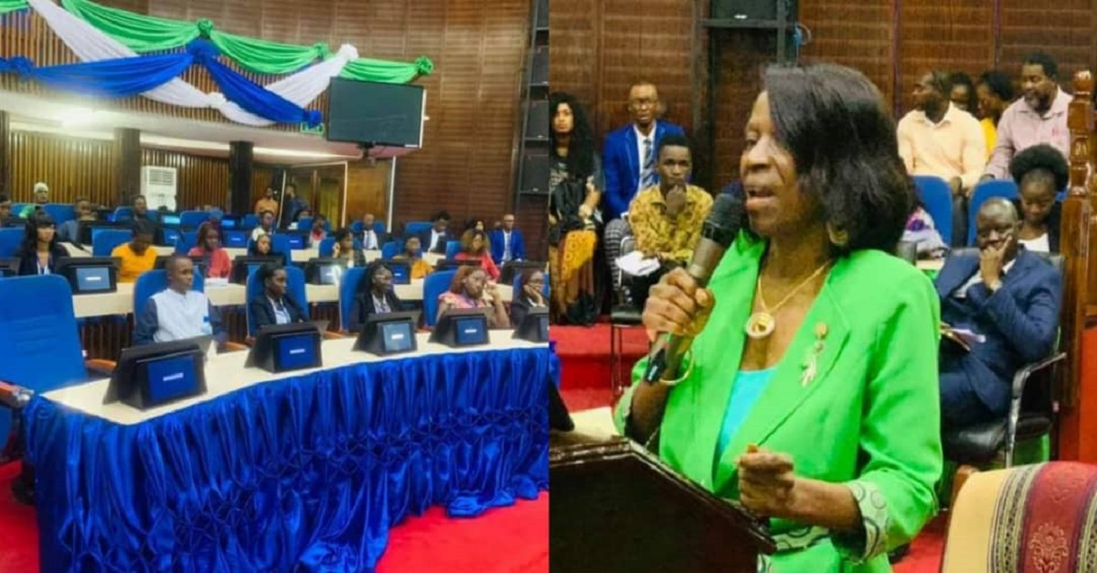 Minister of Planning Addresses National Youth Leadership Summit Mock Parliament