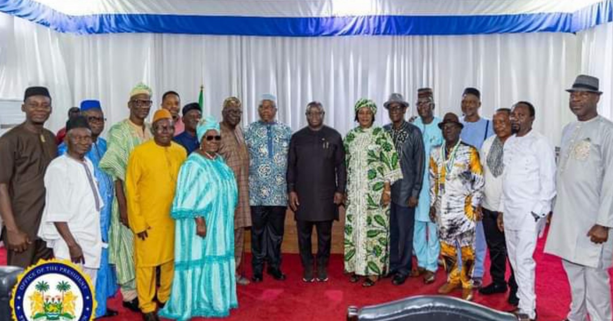 Paramount Chiefs Laud President Bio for Strengthening Chieftaincy Institution