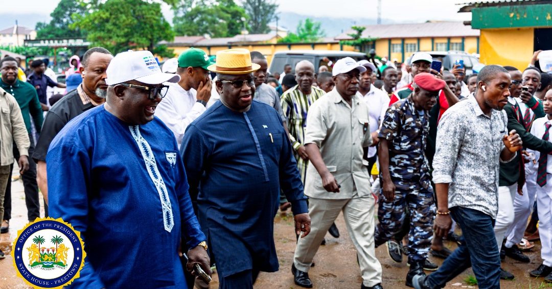 President Bio Turns Sod For Expansion of Kenema Government Secondary School