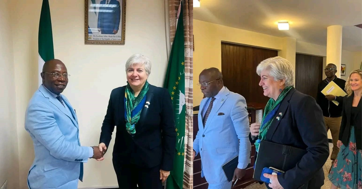 New U.S. Ambassador to the AU meets with Sierra Leone’s Ambassador to Ethiopia