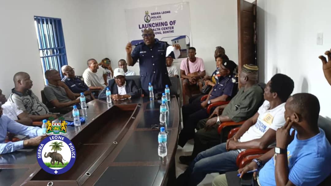 Sierra Leone Police Unveils New Health Centre Facility in Bonthe