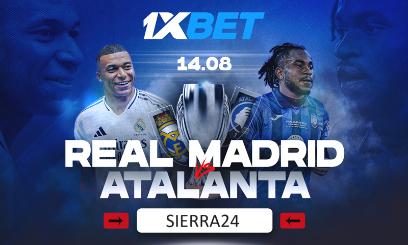 Real Madrid vs Atalanta: Pick Your Favorite in The European Super Cup With 1xBet!