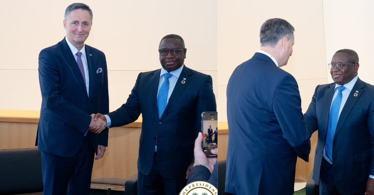 President Maada Bio Engages in Bilateral Talks with Bosnia and Herzegovina’s Head of State