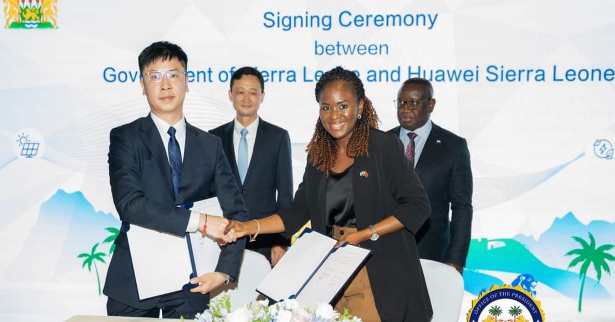 Sierra Leone Signs $50 Million Agreement with China for SMART and Digital Village Projects