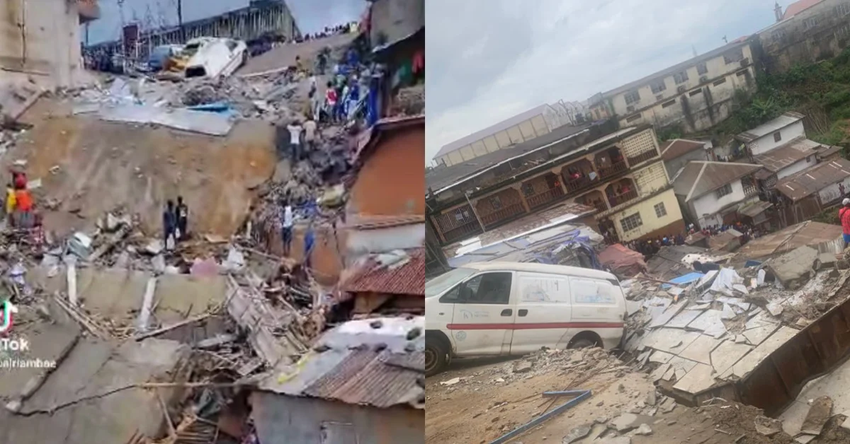 Four-Story Building Collapse Leaves Many Trapped at Shell New Road