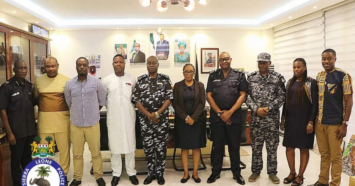 KAIPTC Delegation Visits Sierra Leone Police Headquarters in Freetown