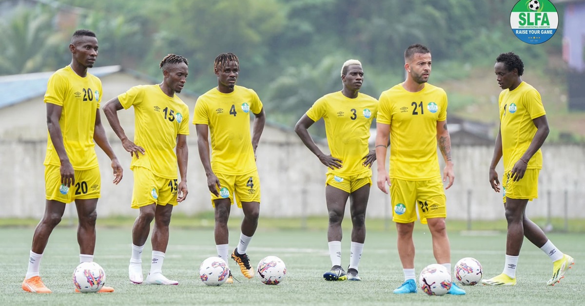 Leone Stars Holds First Training in Liberia Ahead of Clash With Chad in AFCON Qualifiers