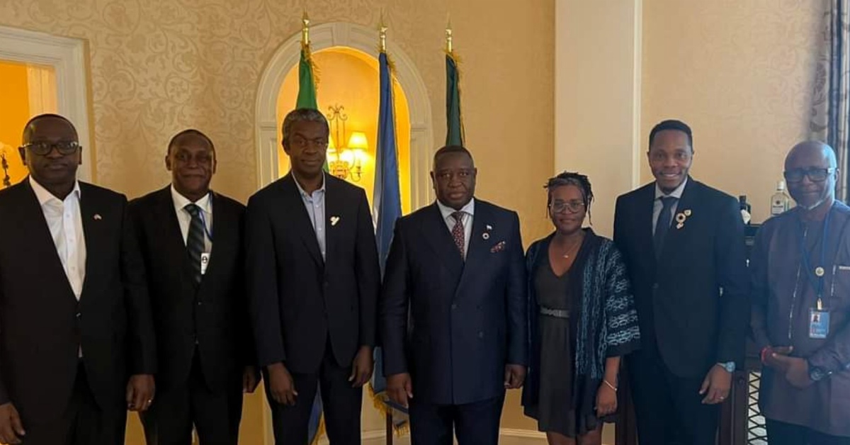 President Bio Engages Energy Alliance Vice President for Africa