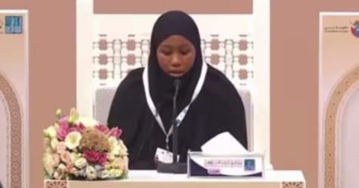 Sierra Leonean Lady Participates in Quranic Memorization Competition in Dubai