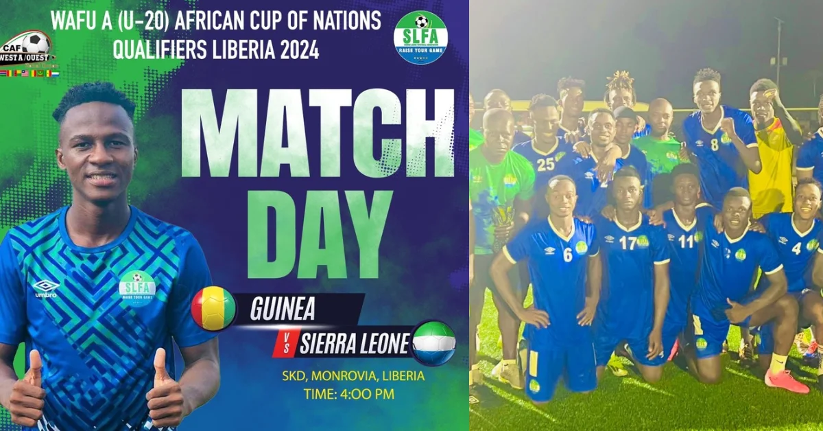 WAFU U-20: Sierra Leone to Face Guinea Today