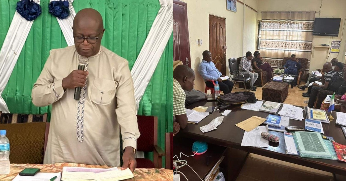 Minister of Local Government Oversees Building Accountability Systems in Kono District