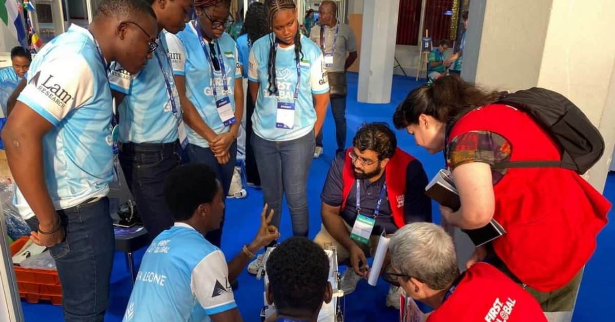 Team Sierra Leone’s Robot Passes Inspection, Qualifies for 2024 First Global Robotics Challenge in Greece