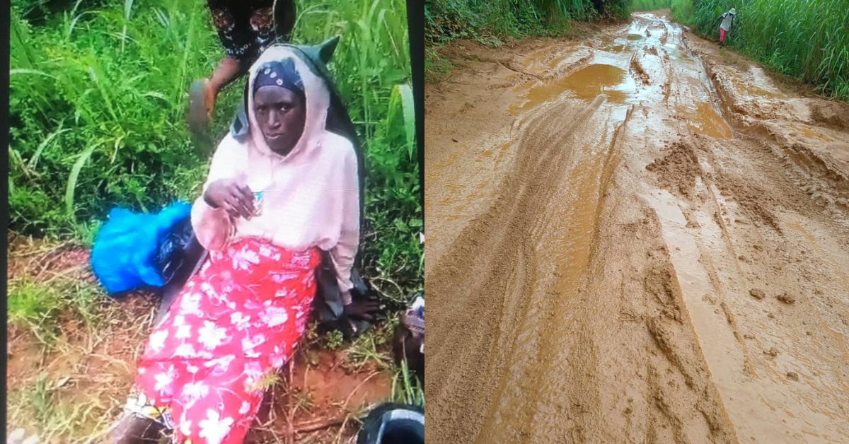 Tragedy Strikes Due to Poor Road Conditions: Pregnant Woman Forced to Give Birth on Perilous Path