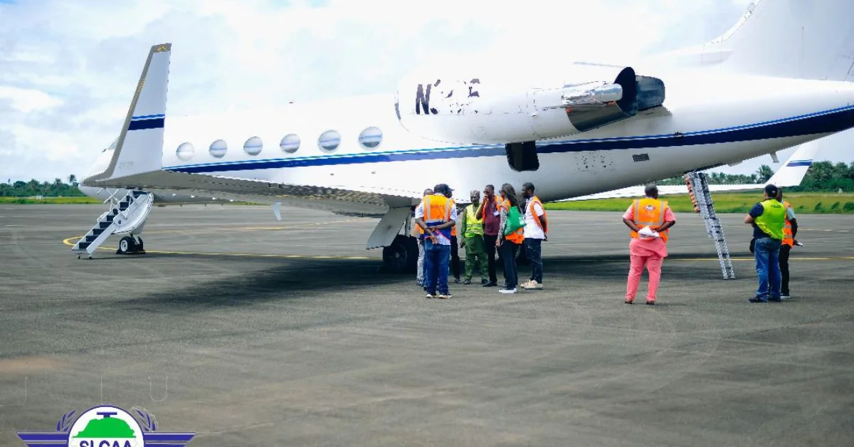 Unauthorized Aircraft Lands at Freetown International Airport, Four Arrested