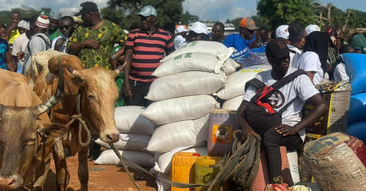 Agriculture Minister Donates Homegrown Produce Worth Over Le 500 Million to Kailahun