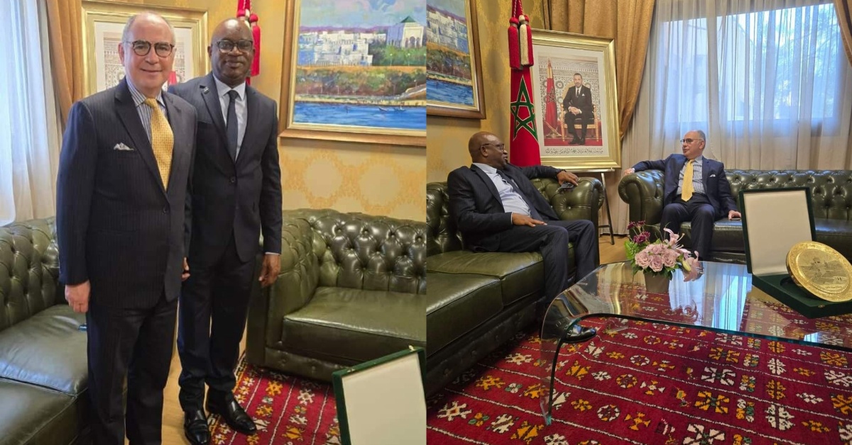 Sierra Leone Ambassador to Morocco Bids Farewell to Director of Protocol