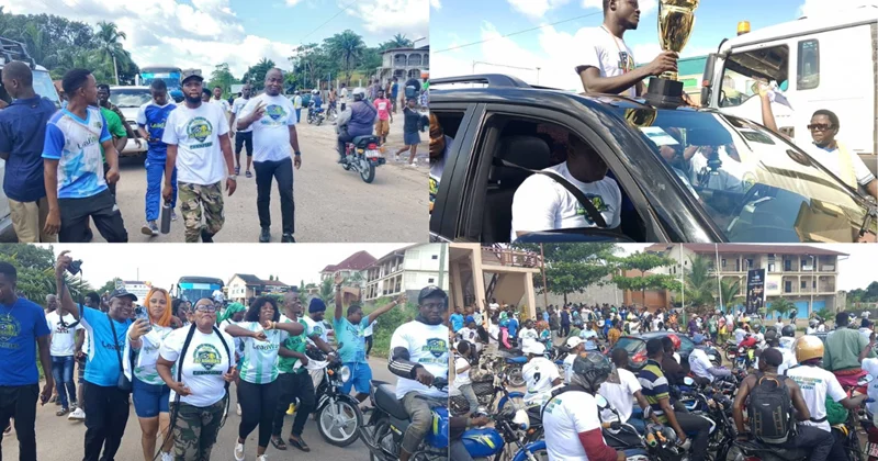 Bo Rangers Hold Road Parade After FA Cup Victory Against East End Lions