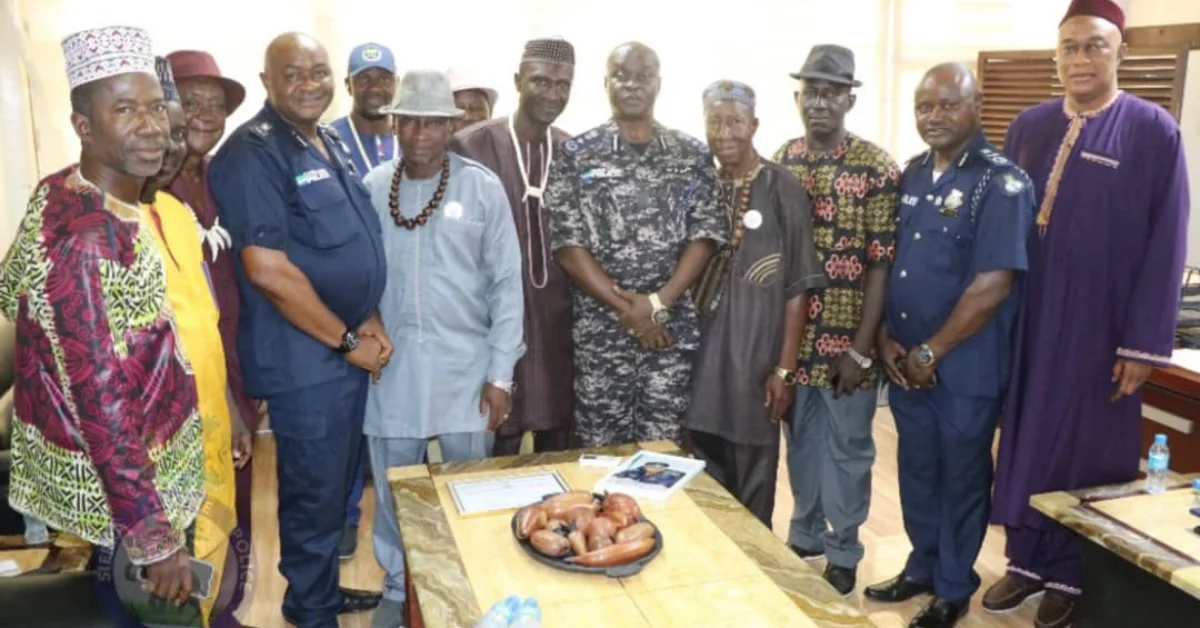 SLP, Bombali Chiefs Discuss Strengthening Community Policing