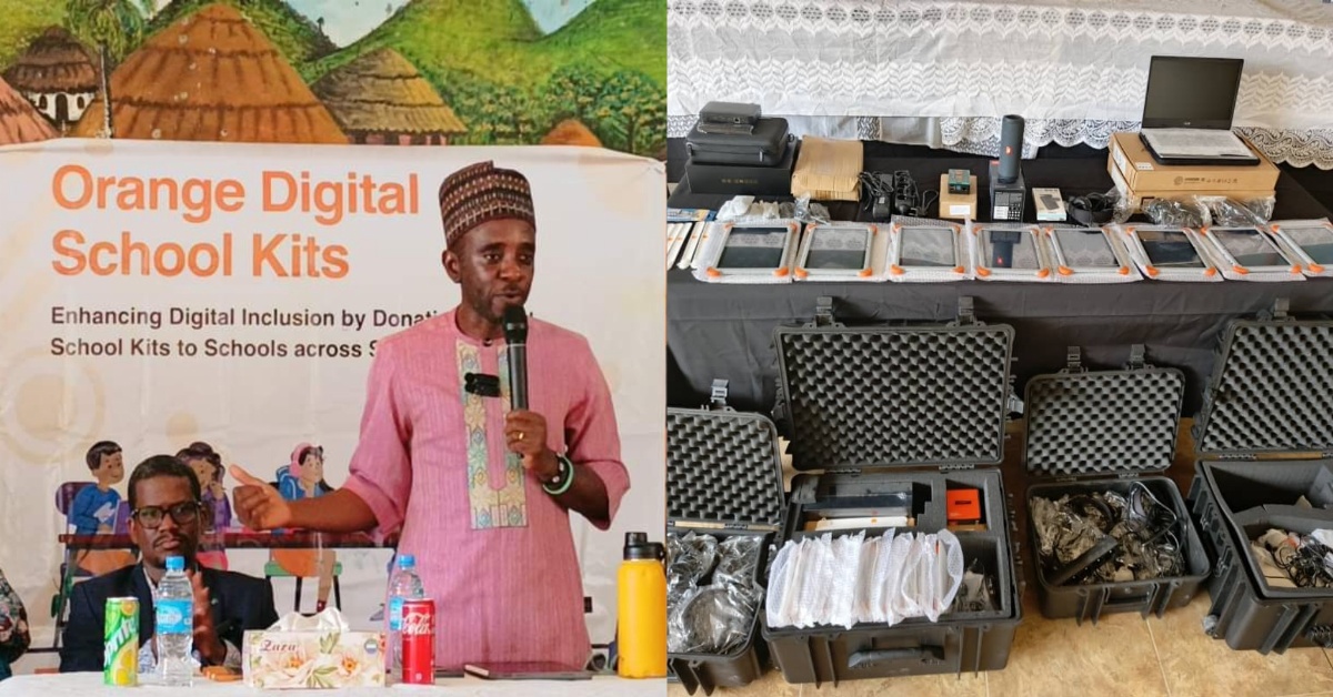 Information Minister Facilitates Digital Learning Kits for Kanikay Schools Through Orange SL Donation