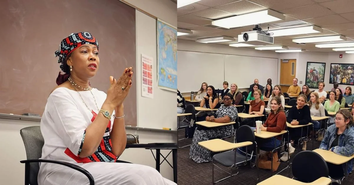 First Lady Fatima Bio Delivers Guest Lecture at Brigham Young University