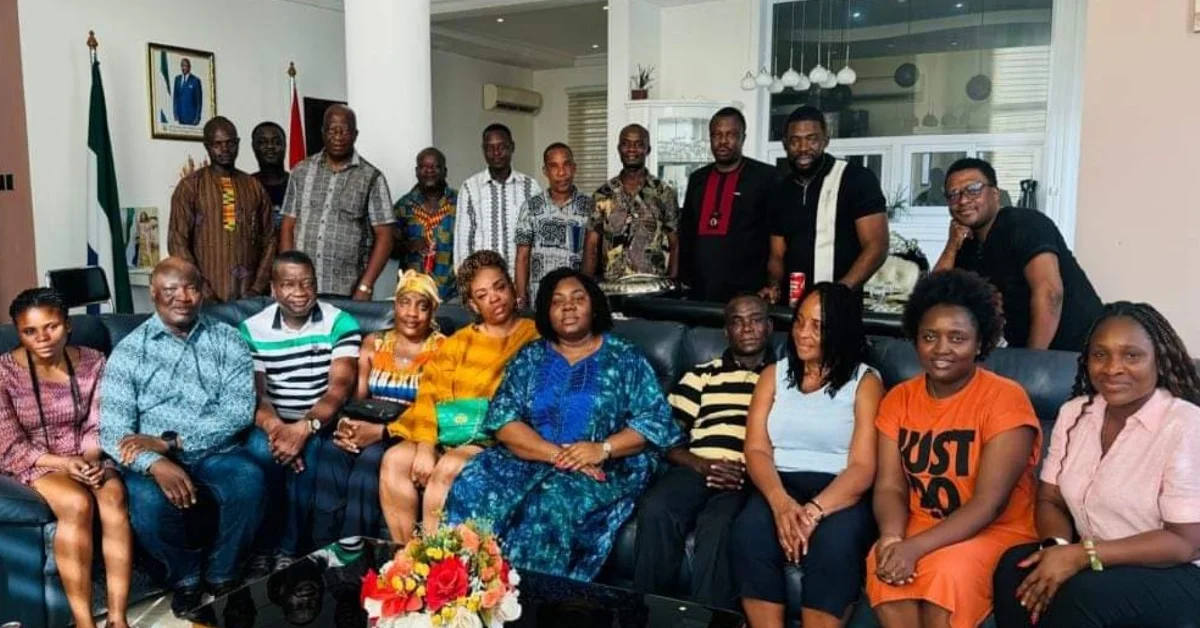 Sierra Leone High Commisioner in Ghana Bids Farewell to Staff