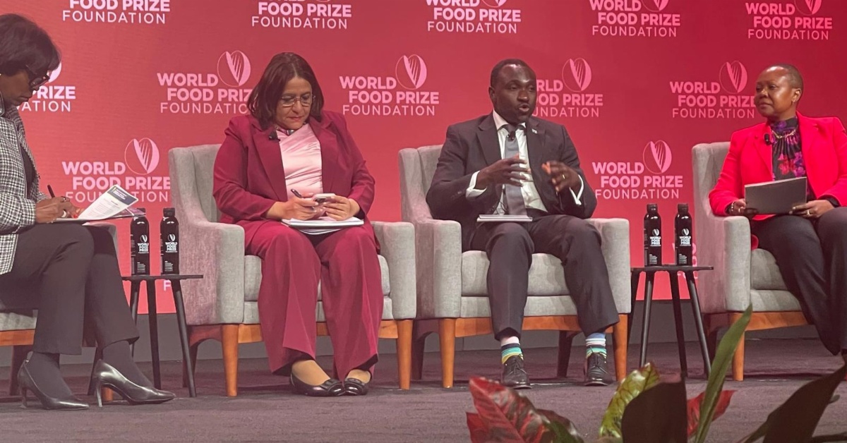 Agriculture Minister Addresses Global Food Insecurity at World Food Prize Forum