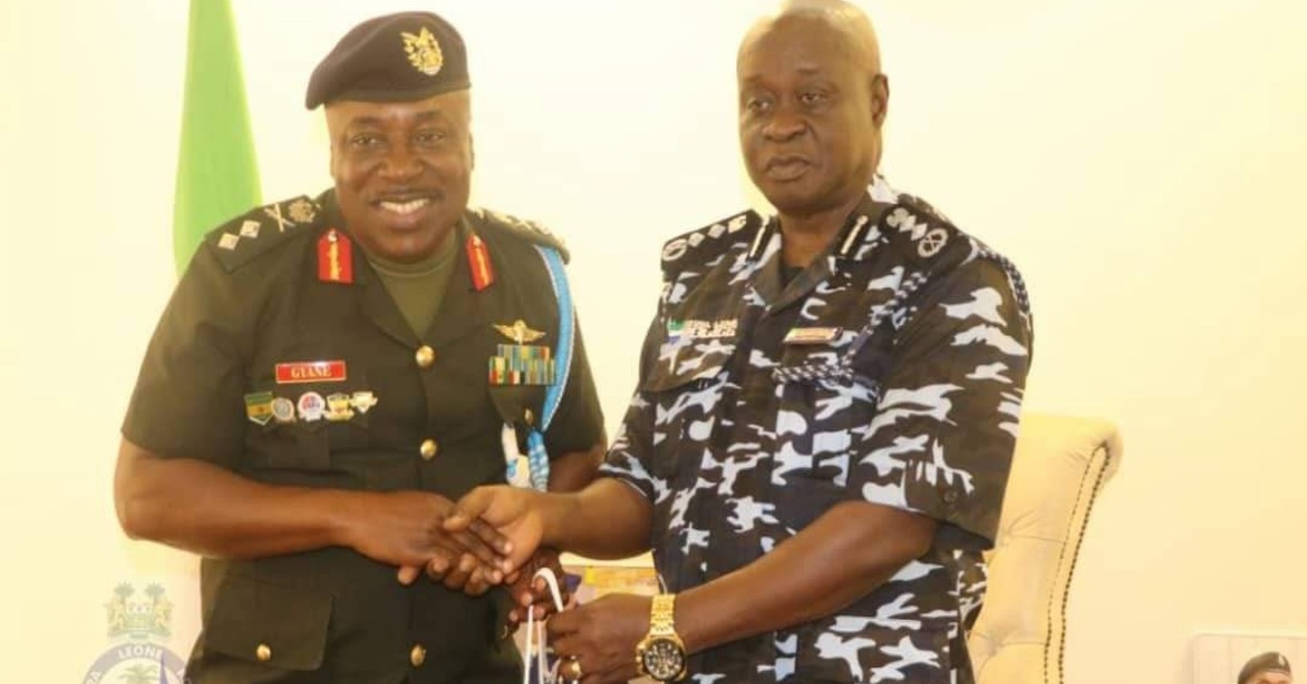 KAIPTC Commandant Engages IGP Sellu in Historic Courtesy Visit