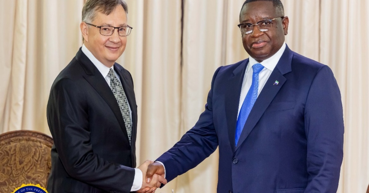 Ambassador Jacek Jankowski Presents Letters of Credence to the President of Sierra Leone