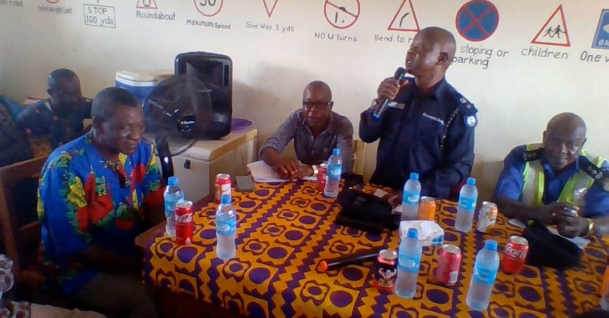 Kambia Police LUC Holds Landmark Security Meeting with Motor Drivers Union