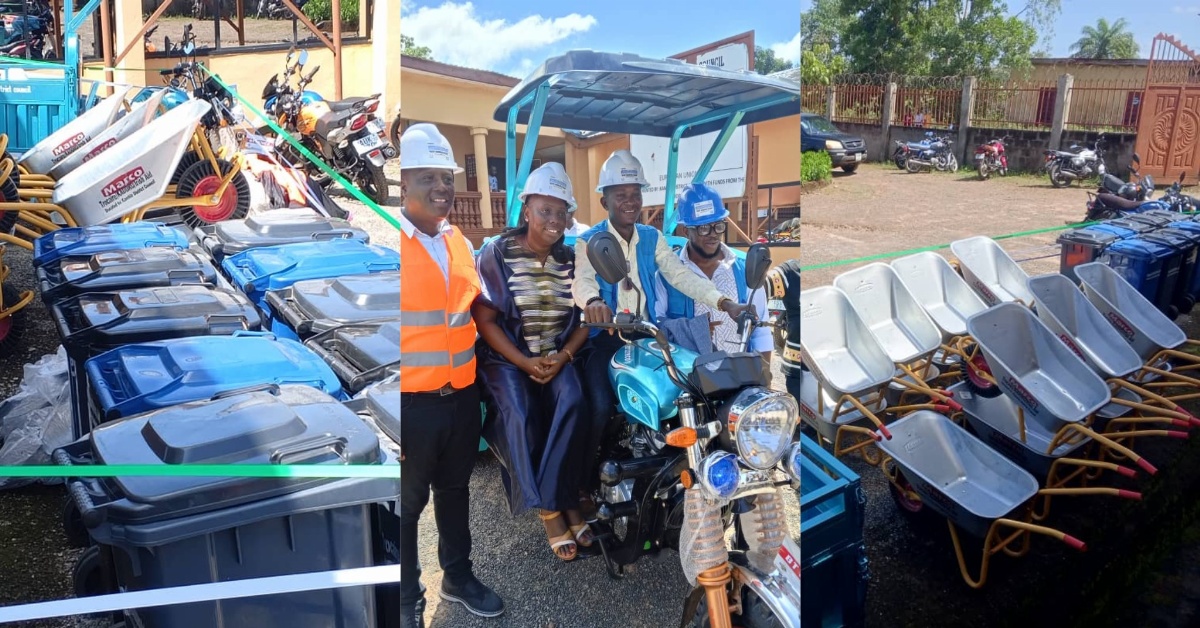 KADDRO Drives Change in Kambia District with Multi-Million Donation of Cleaning Tools to Combat Waste Crisis