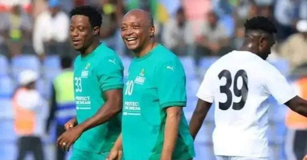 Mohamed Kallon Joins African Football Legends in Friendly Match at CAF Assembly in Addis Ababa