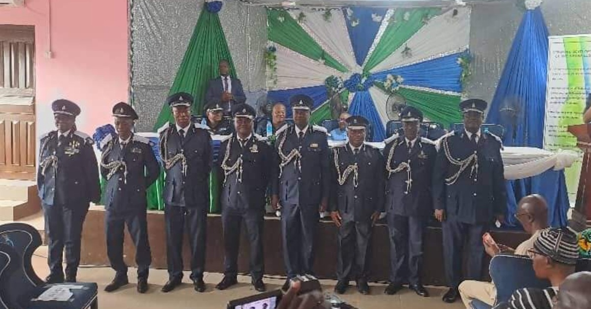 IGP Fayia Sellu Decorates 25 Newly Promoted Superior Police Officers