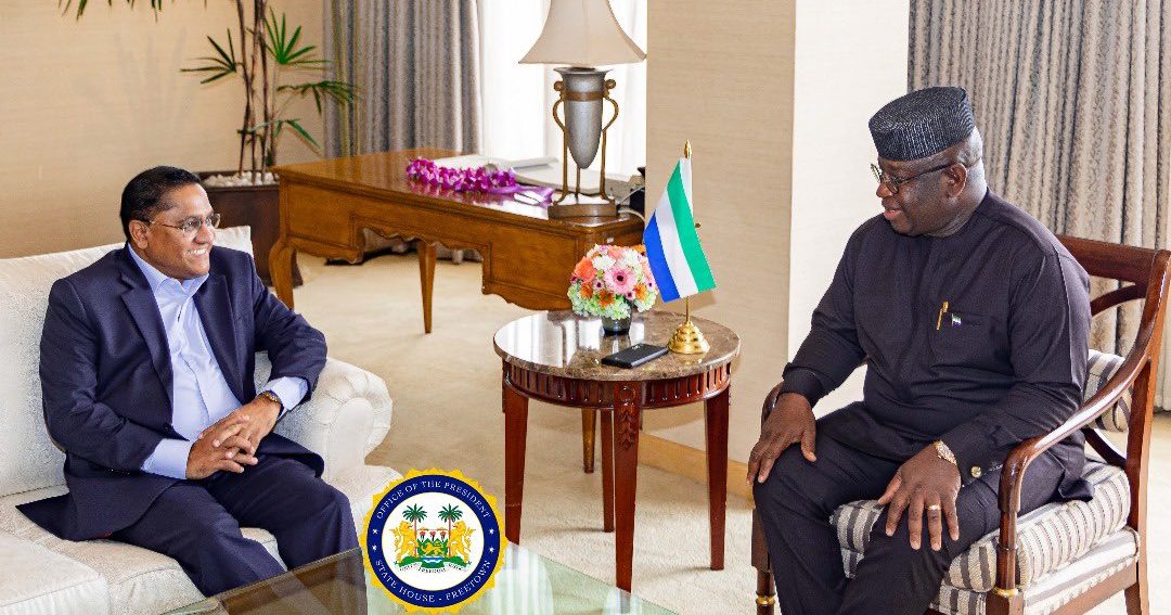 President Bio Holds Constructive Discussions With Sri Lanka’s Foreign Affairs Minister