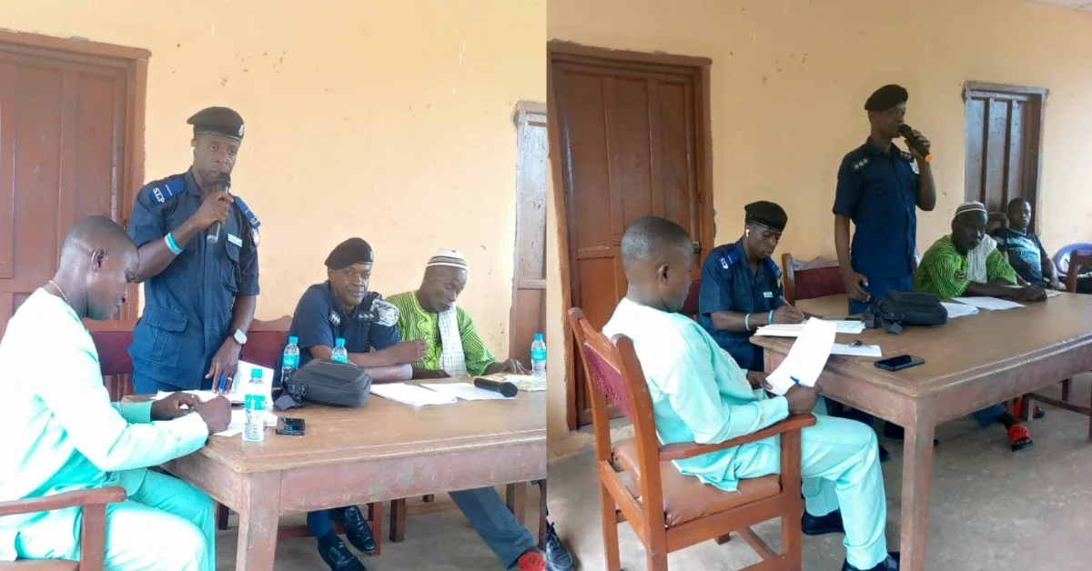 Njala Mokonde Police Post Launches Area Policing Partnership Board