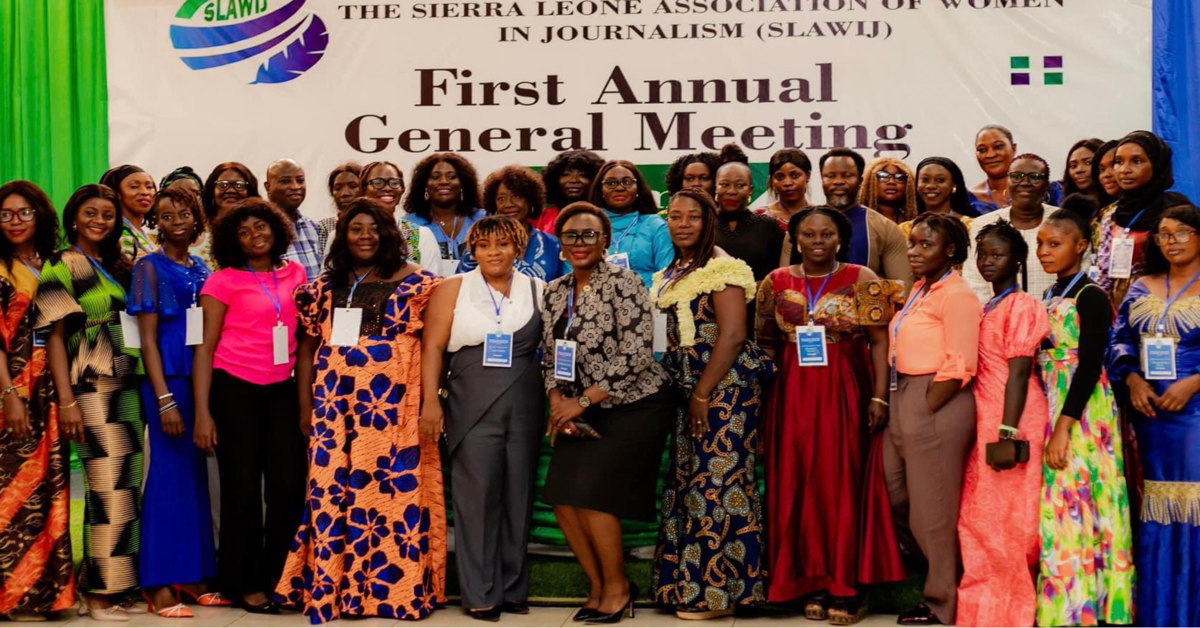 Sierra Leone Association of Women in Journalism Elects New Executives at First AGM