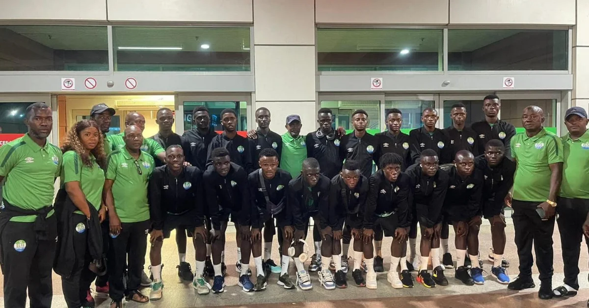 Sierra Leone National U-17 Team Arrives in Dakar for WAFU-A AFCON Qualifiers