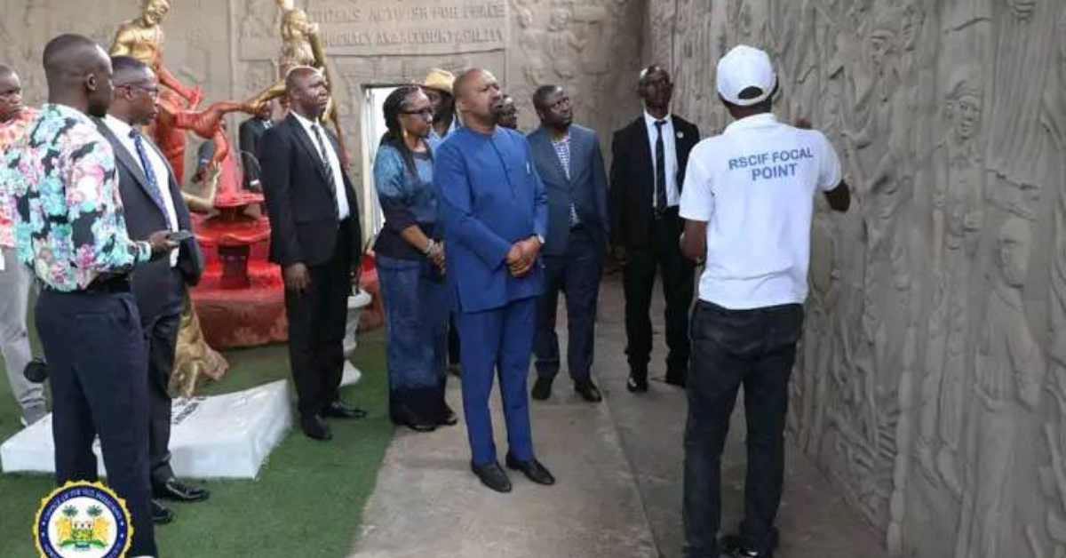 Vice President Visits Sierra Leone’s Peace Museum to Strengthen National Unity