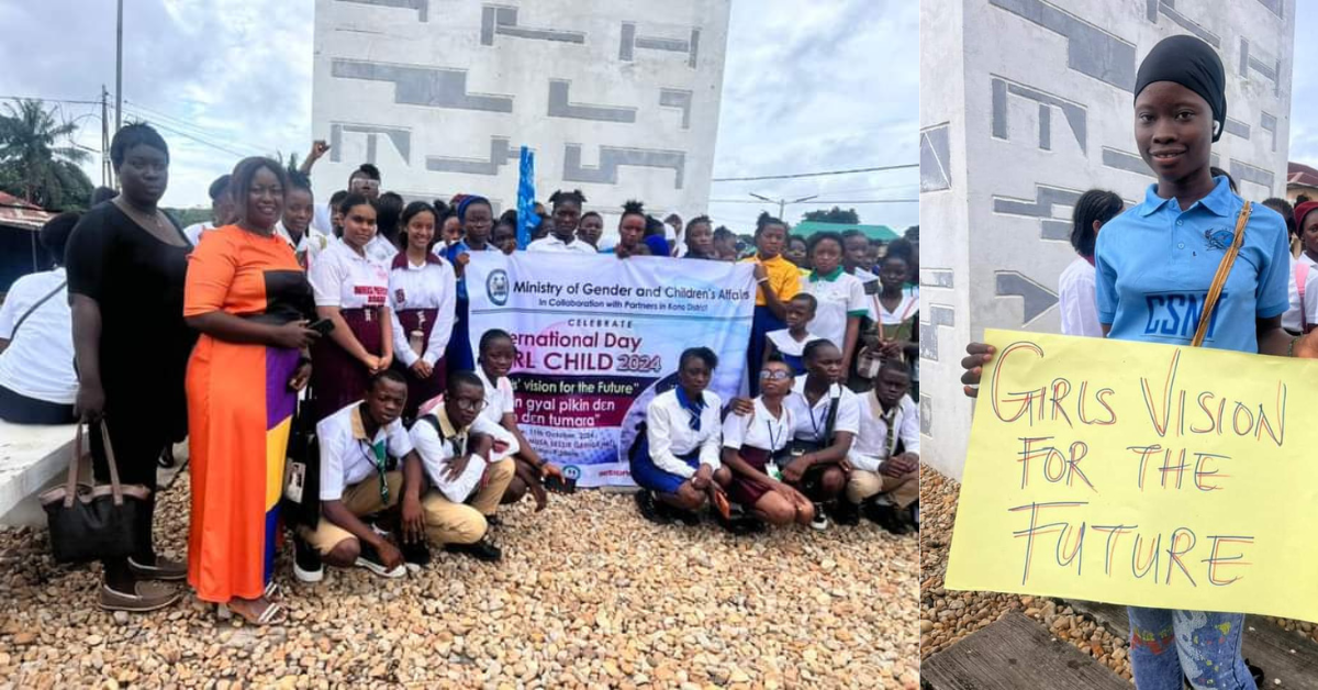 Kono District Marks International Day of the Girl Child with Focus on Empowerment and Equality