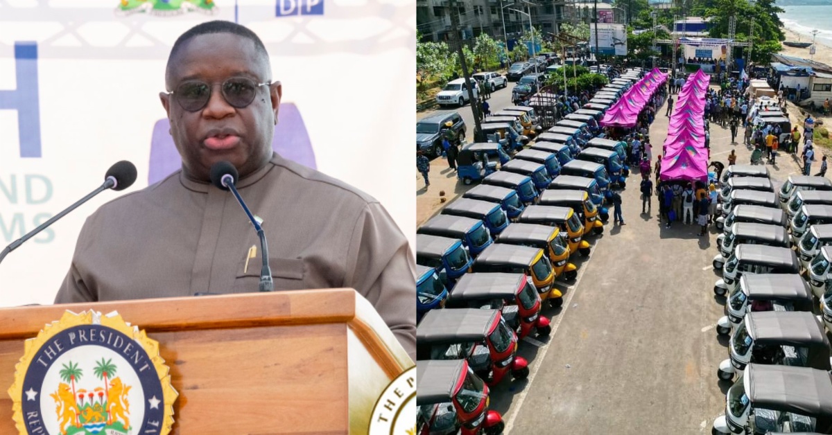 President Bio Unveils Tricycles, Fishing Boats, and Grants to Empower Rural Entrepreneurs and Youth Organizations