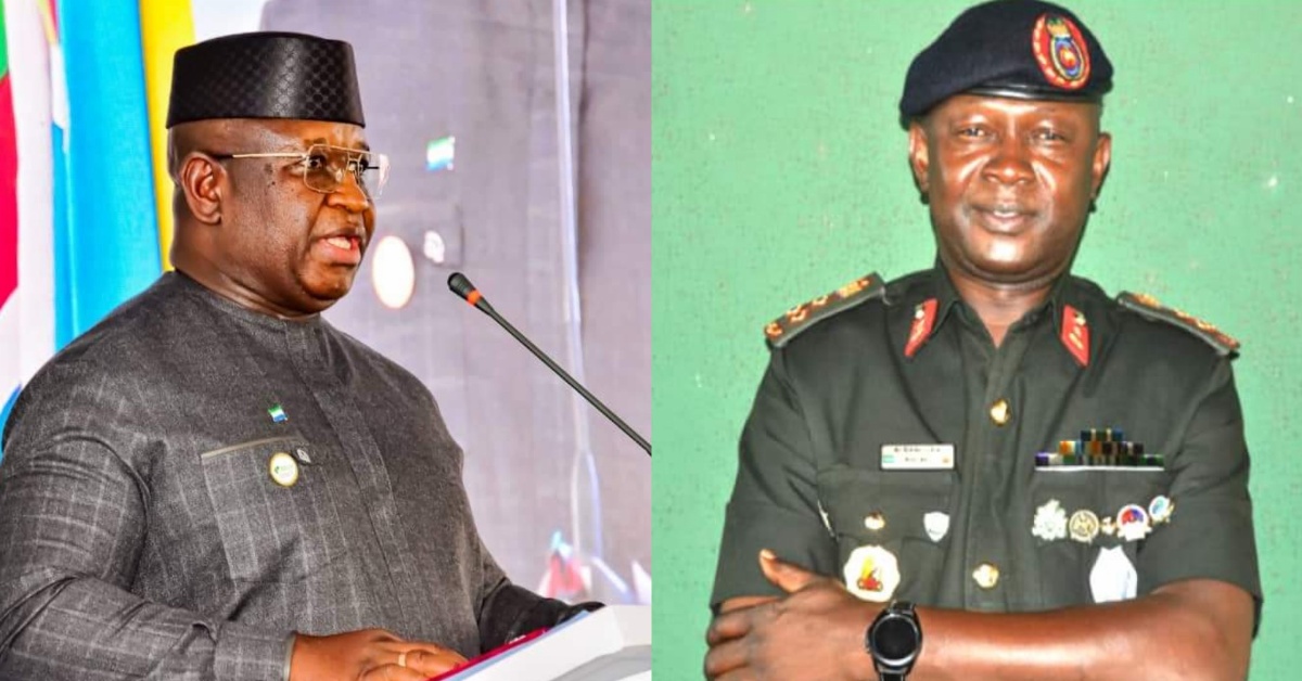 President Bio Appoints Brig. Gen. Idara Bangura as New Chief of Defence Staff